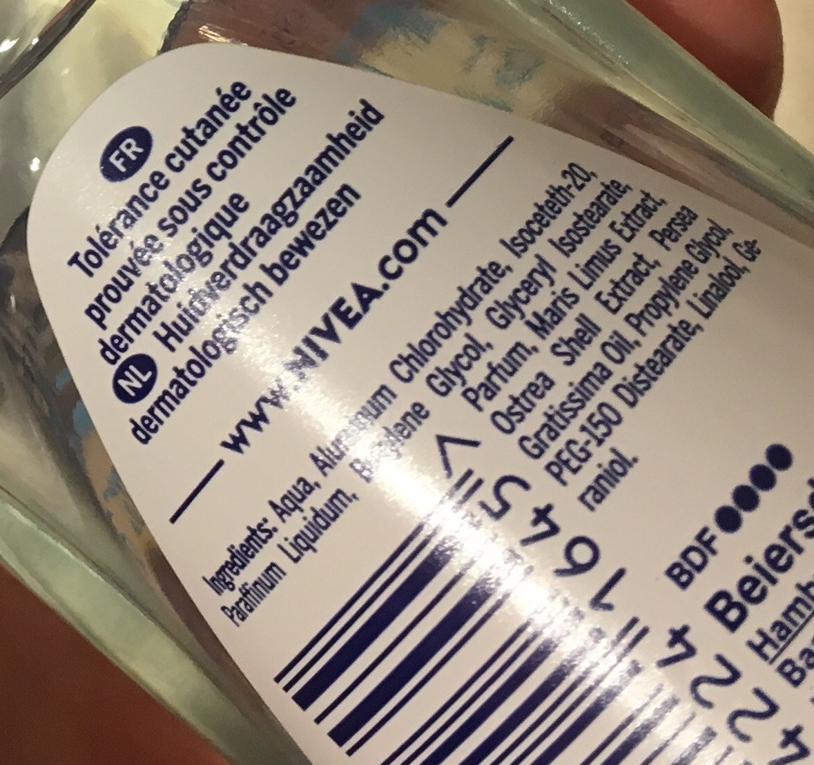 ingredienten nivea